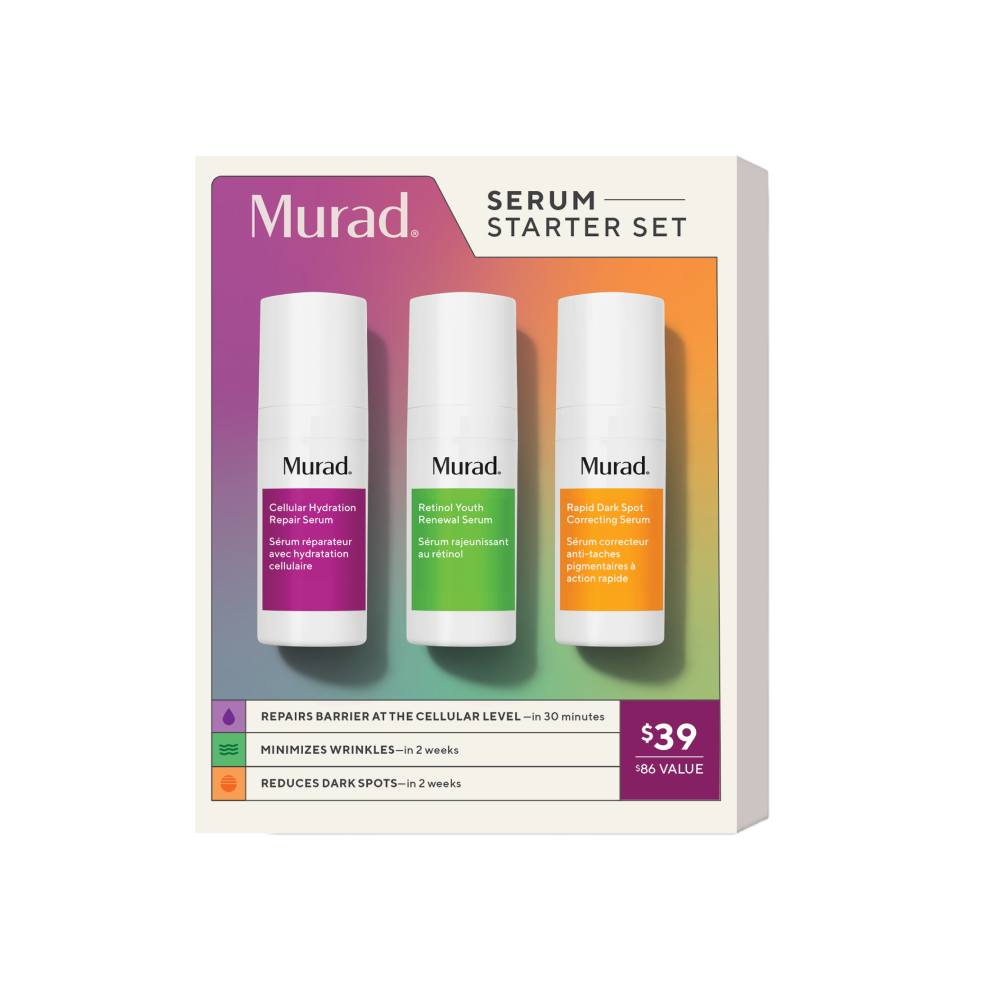 Murad Facebook ad: Our line of anti-aging skin care is designed…