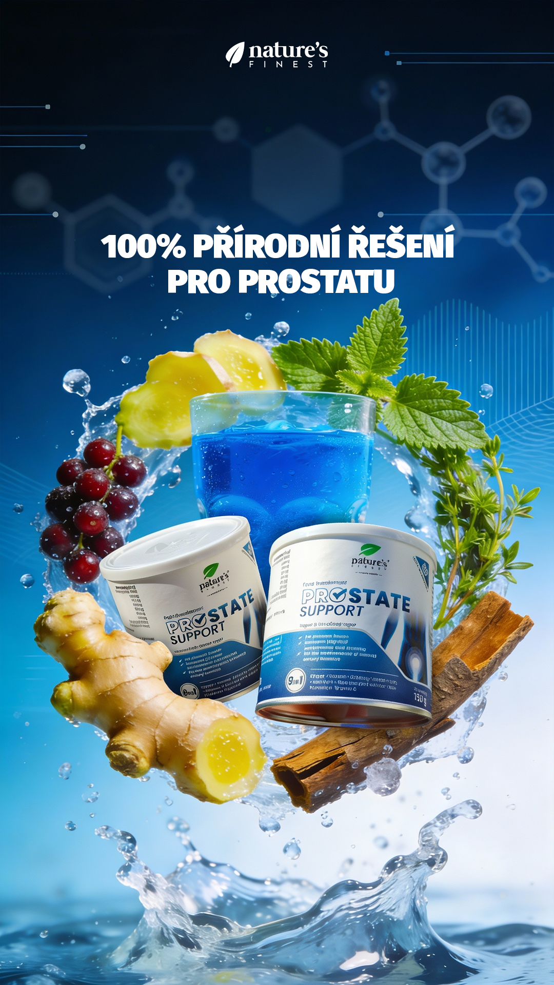 Nature's Finest Česko Facebook ad