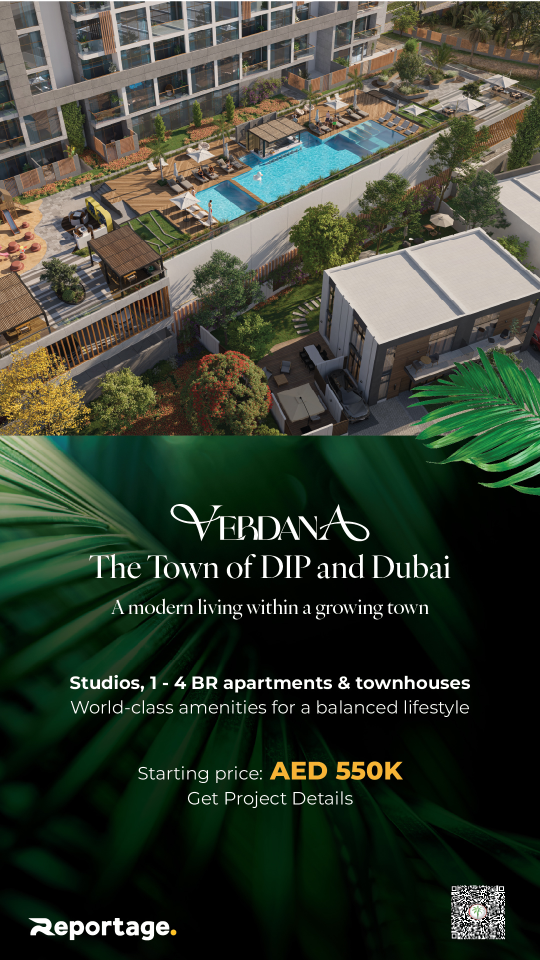Reportage Properties Facebook ad from Jul 31, 2026