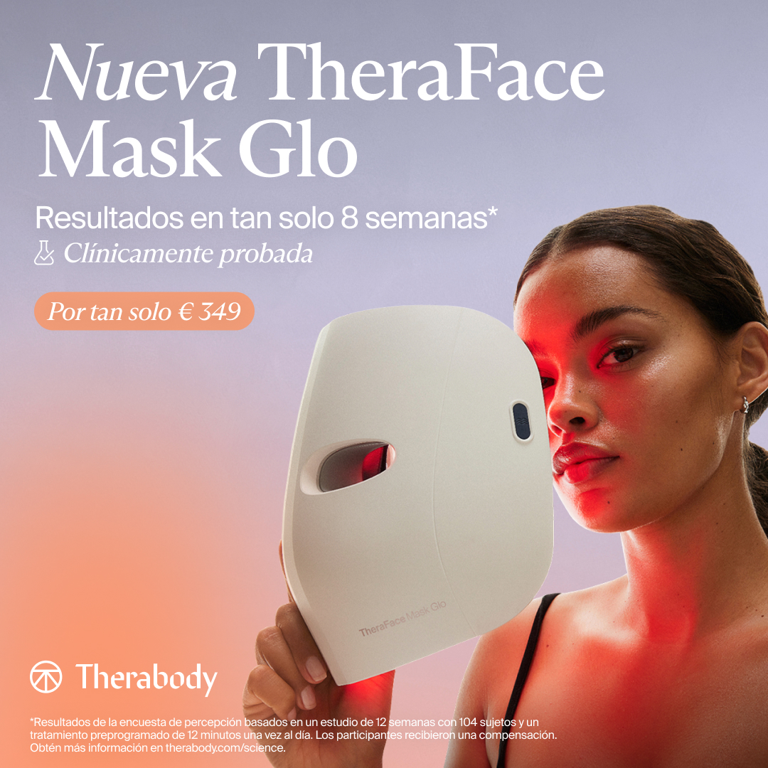 Therabody Facebook ad: Eficiente. Eficaz. Sin esfuerzo.