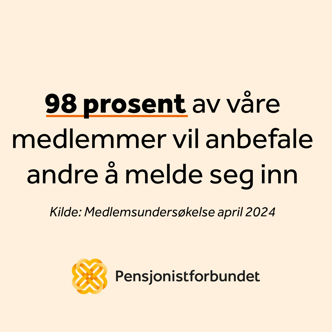 Pensjonistforbundet Facebook ad: Bli medlem i Pensjonistforbundet i dag