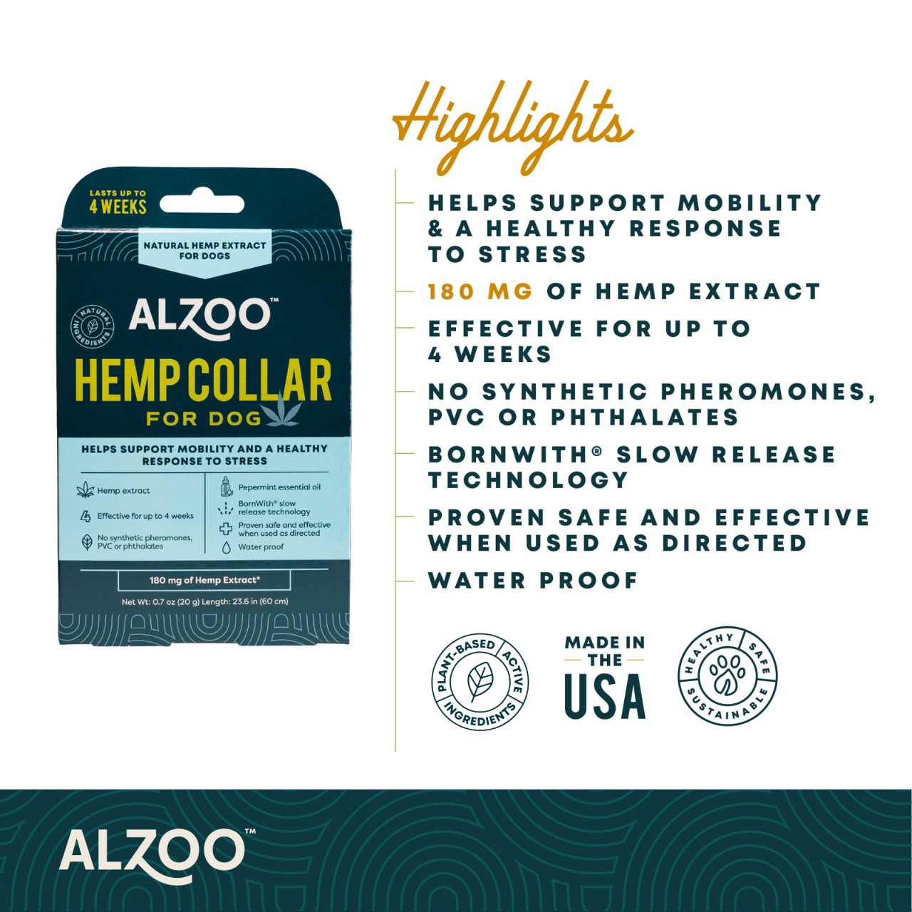 Alzoo Pet Products Facebook ad: ALZOO-VET.COM