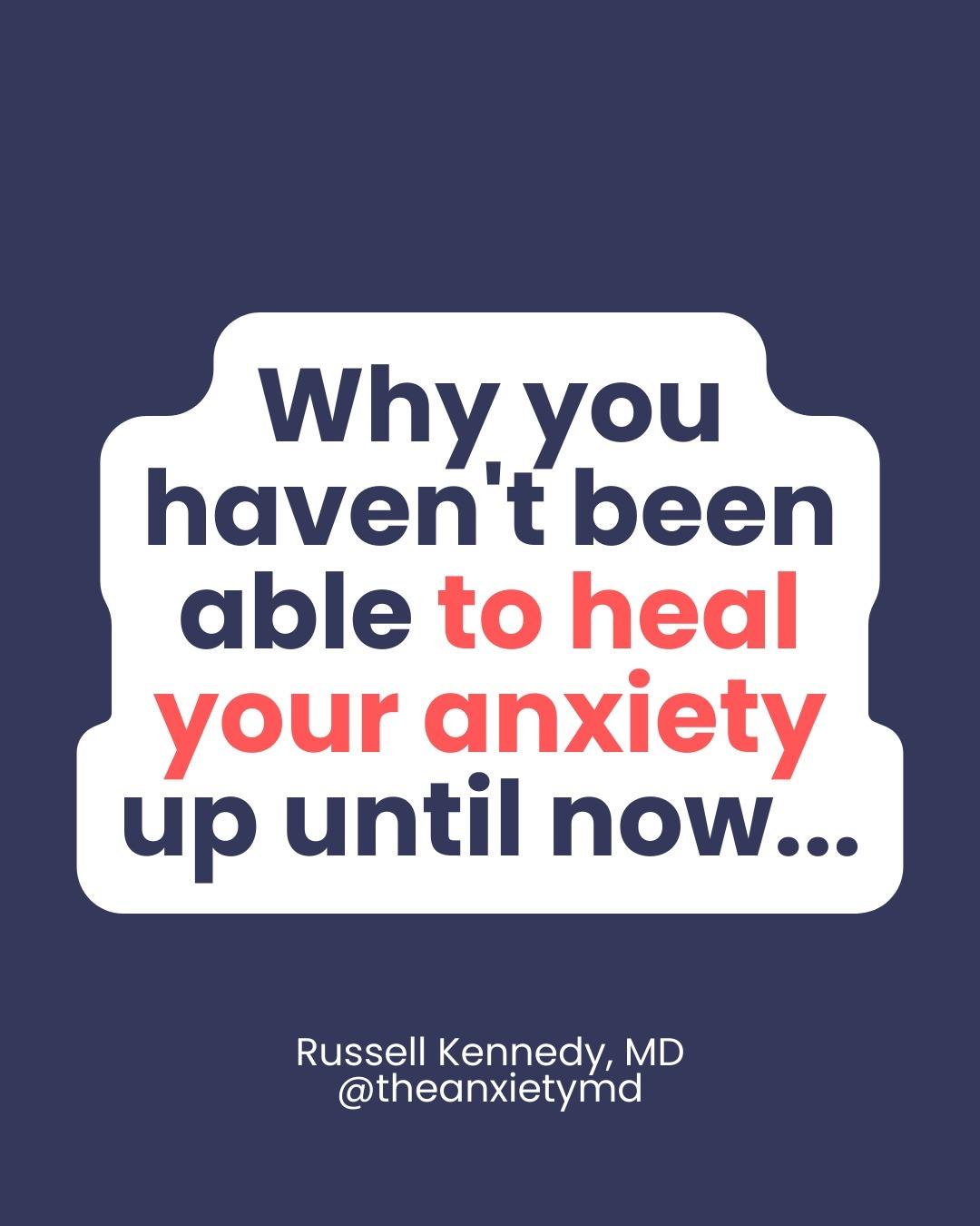 The Anxiety MD Facebook ad