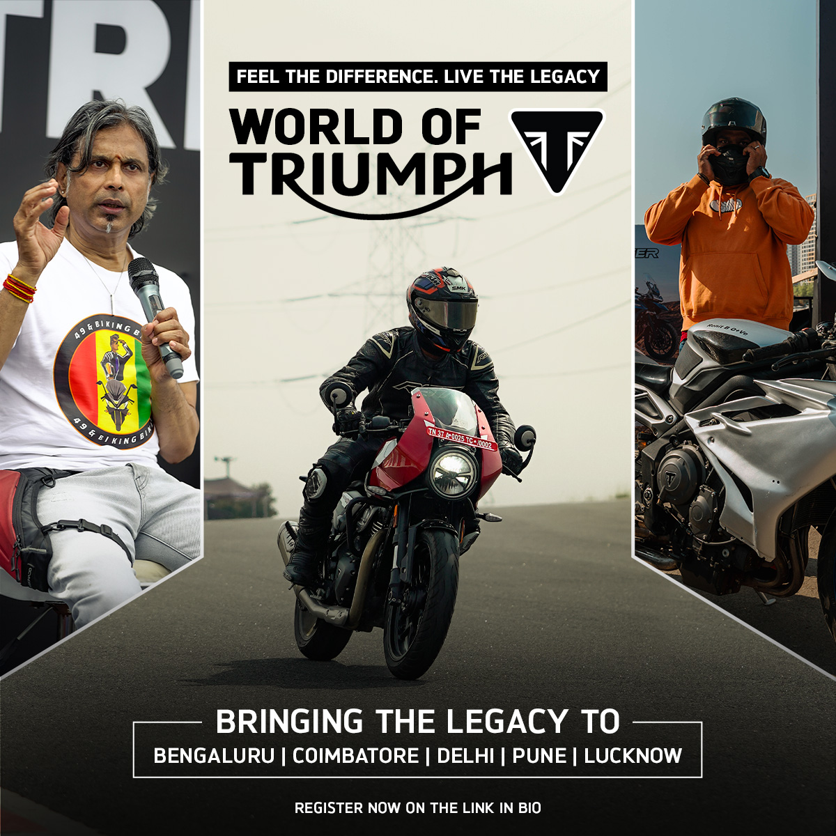 Triumph Motorcycles Facebook ad from May 21, 2026