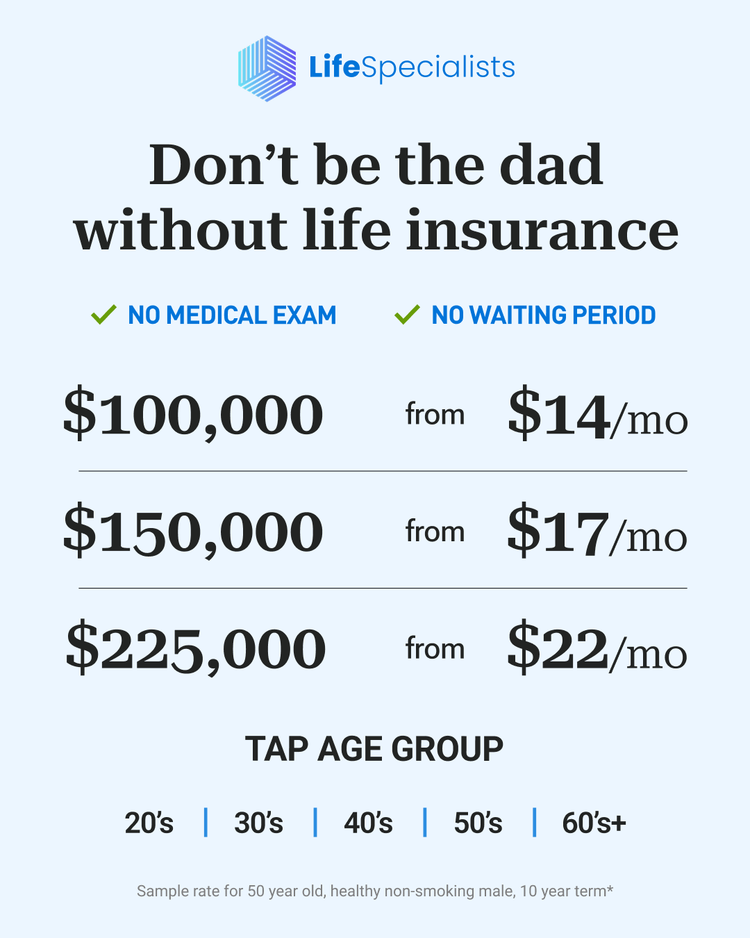 Life Insurance Specialists Facebook ad
