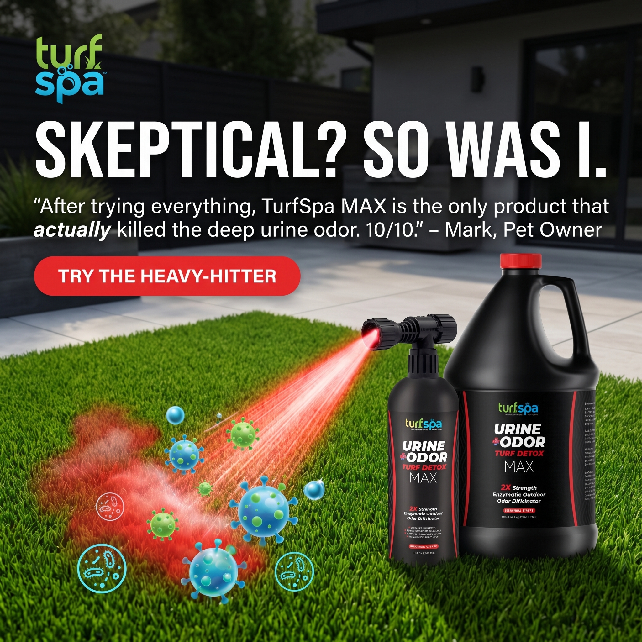 TurfSpa Facebook ad