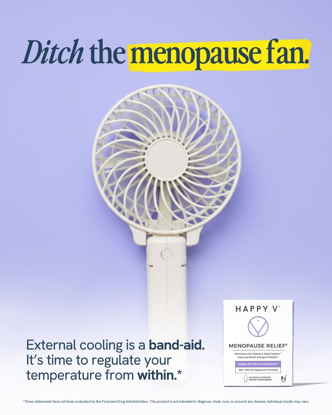 Happy V Facebook ad