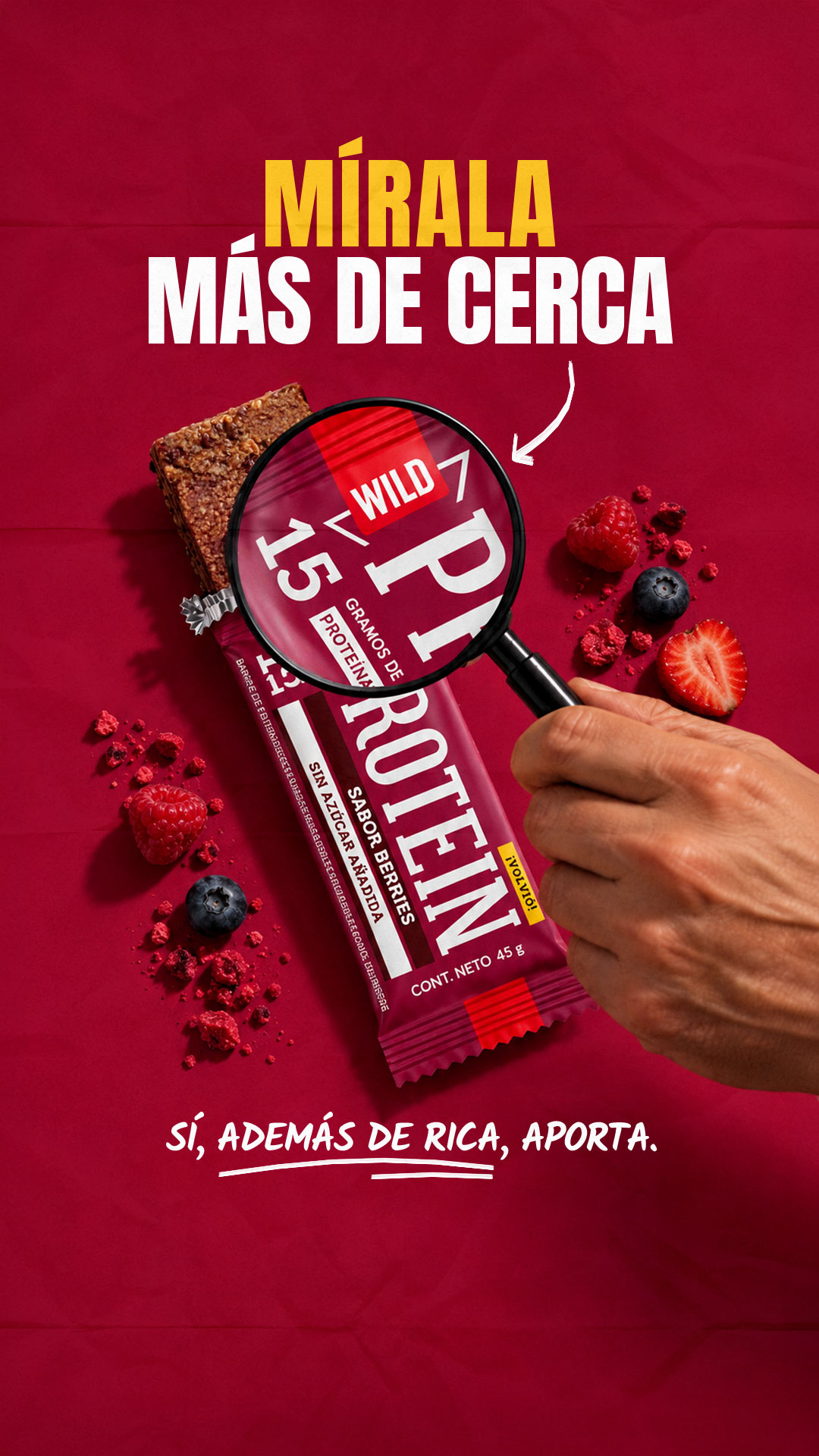 The Wild Foods Facebook ad: Más que rica, aporta