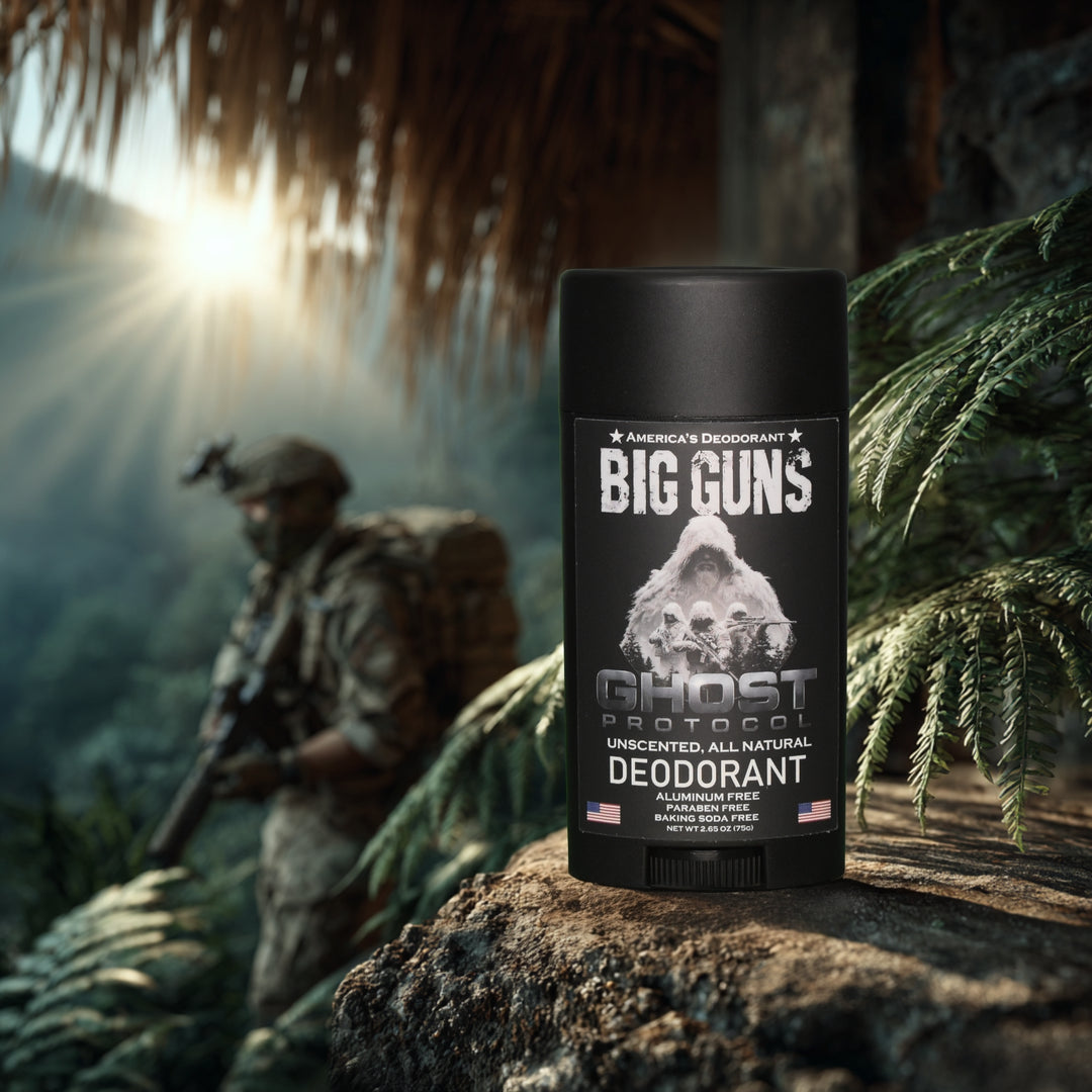 Big Guns USA Facebook ad: You’ve showered in diesel.