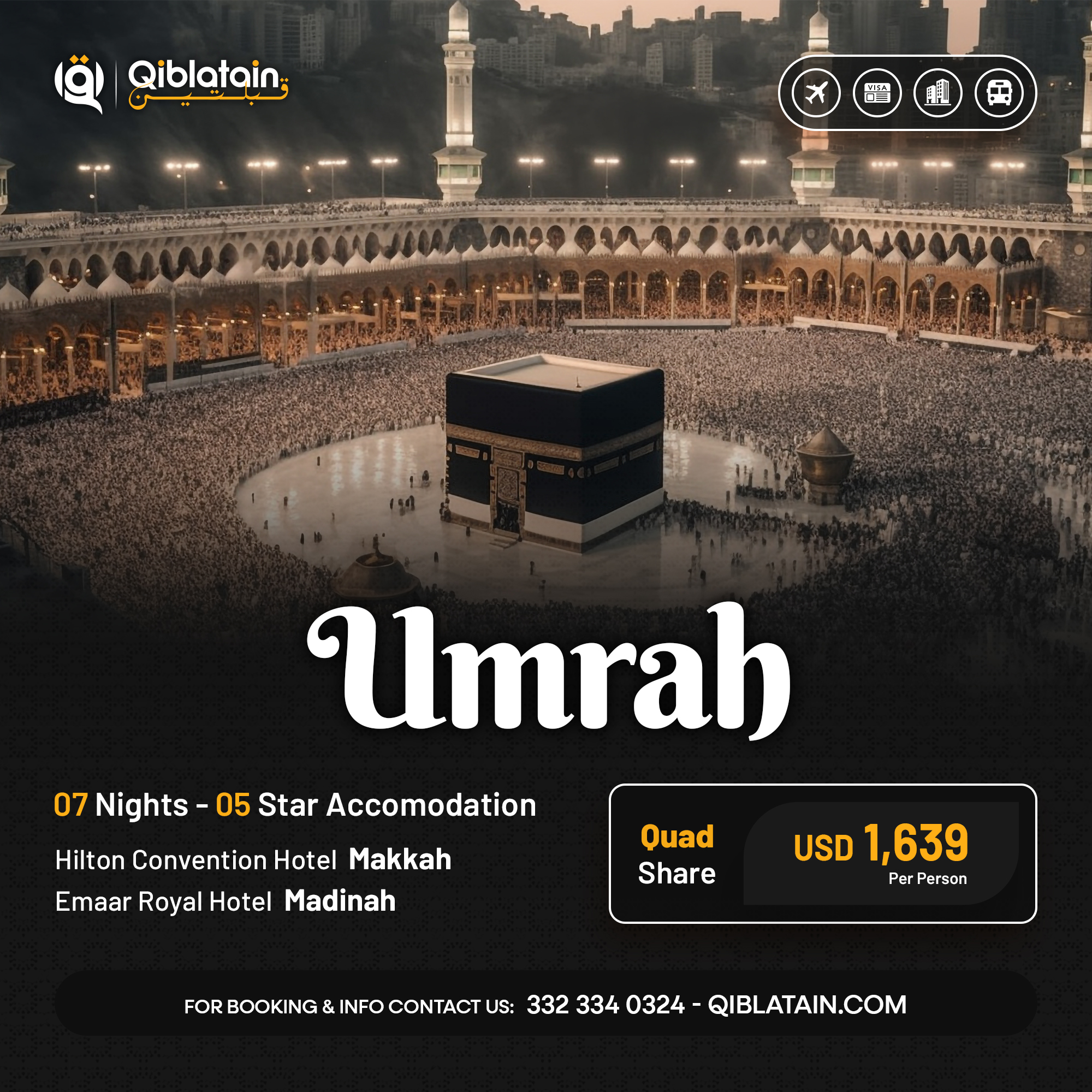 Qiblatain Facebook ad