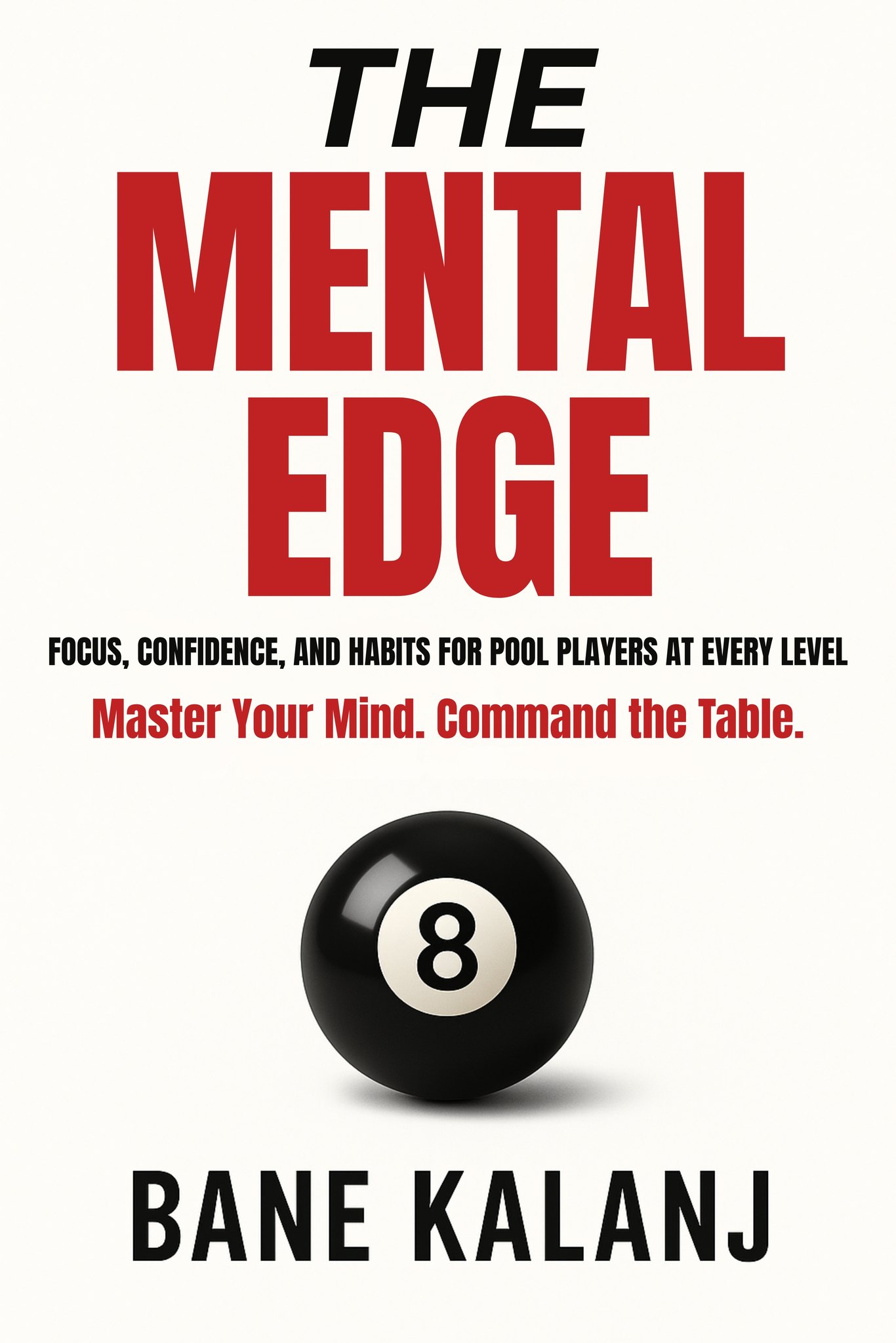 Books by Bane Facebook ad: The Mental Edge: Focus, Confidence and Habits for Pool…