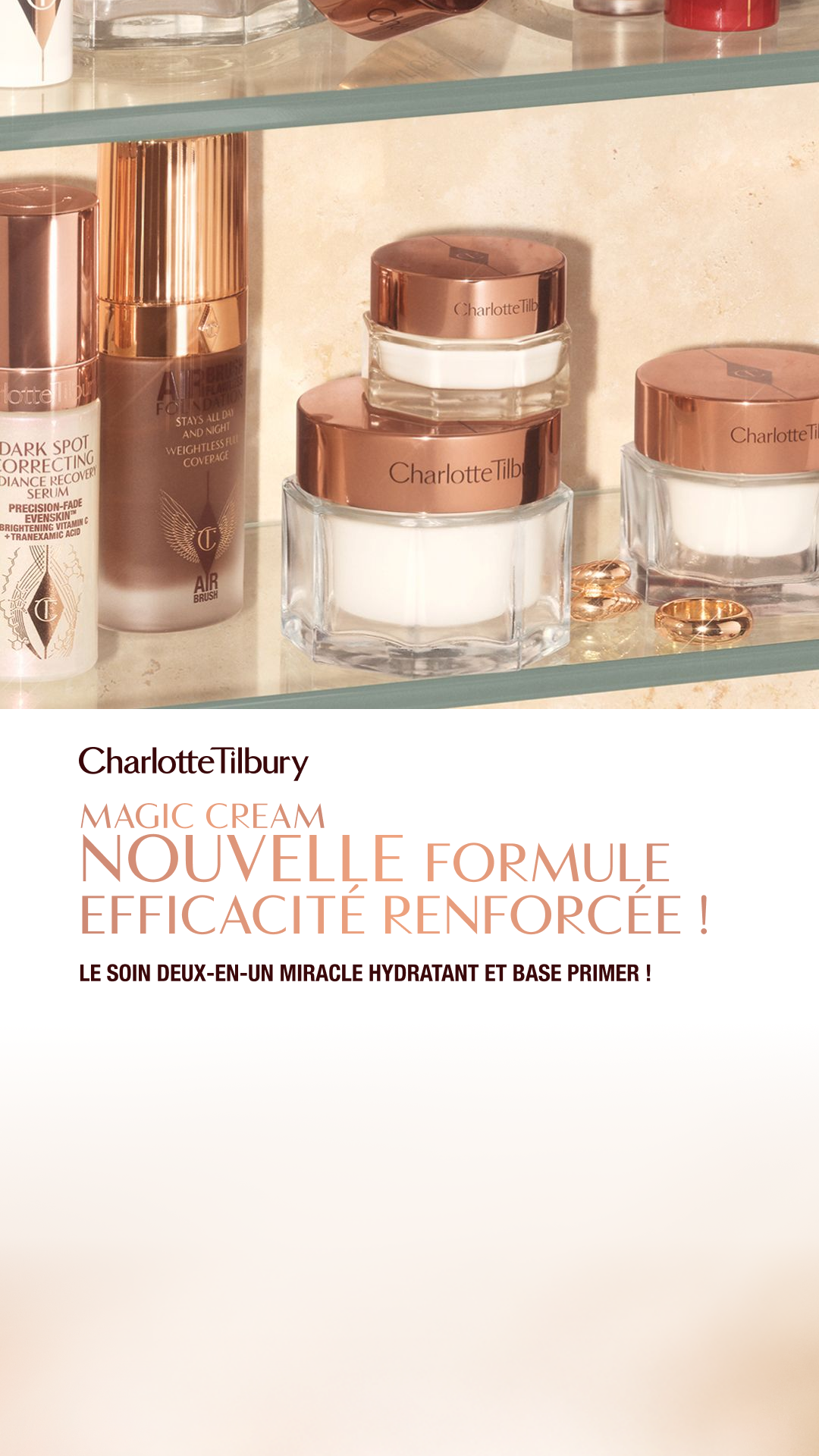 Charlotte Tilbury Skincare Facebook ad