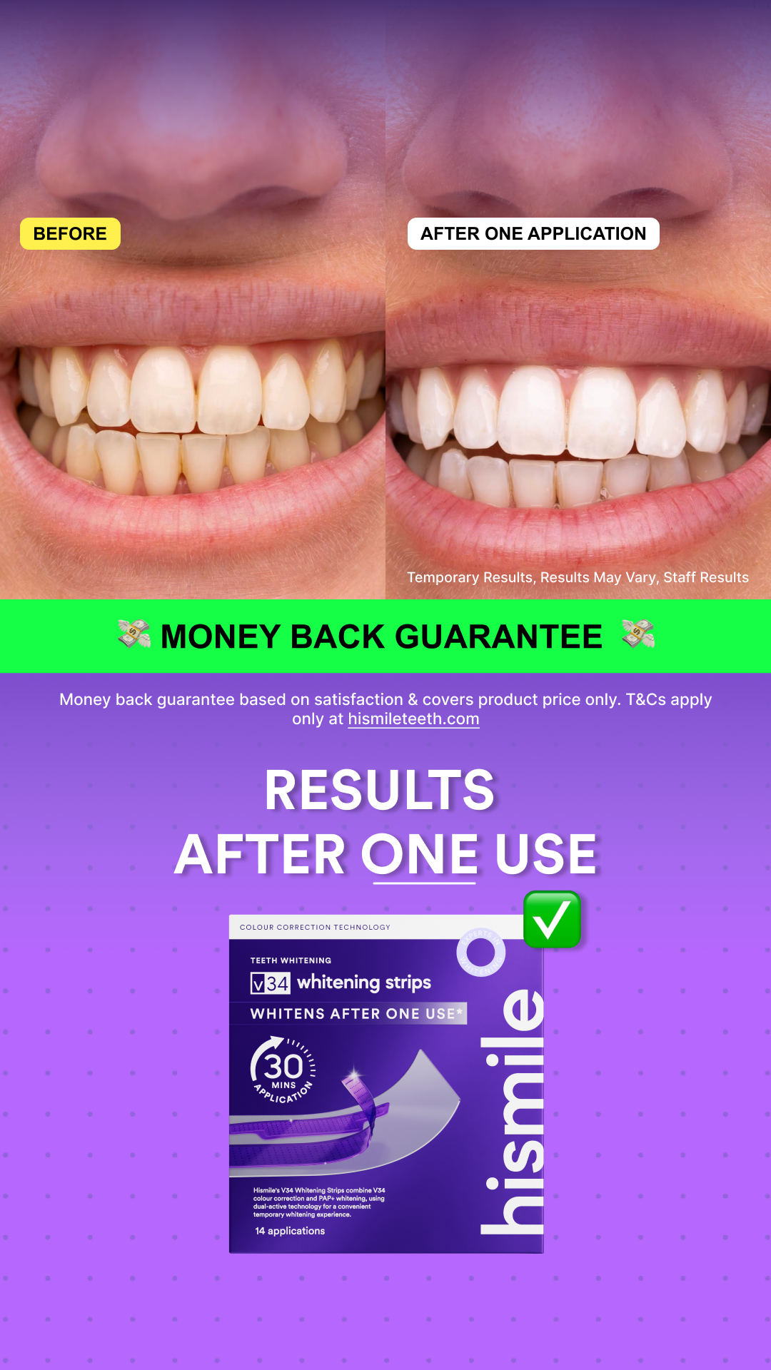 Hismile Facebook ad