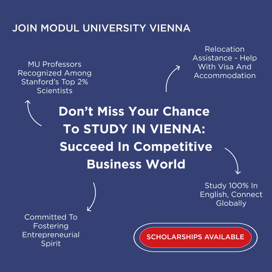 Modul University Vienna Facebook ad