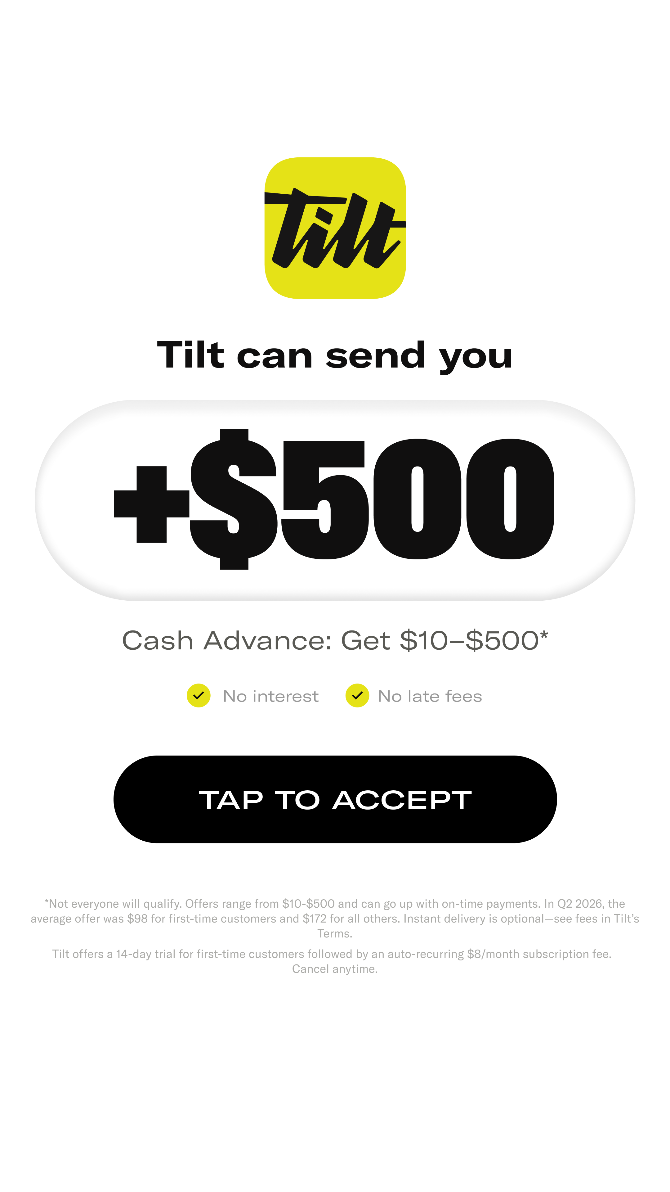 Tilt HQ Facebook ad
