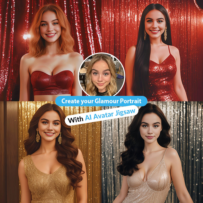 AI Avatar Jigsaw Puzzle Facebook ad