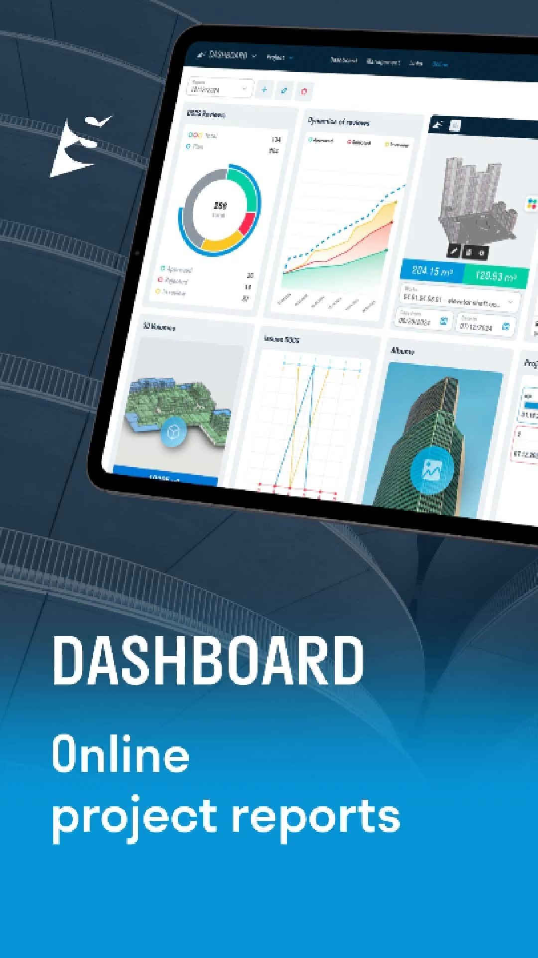 SIGNAX Facebook ad: Your Construction Data. One Smart Dashboard.