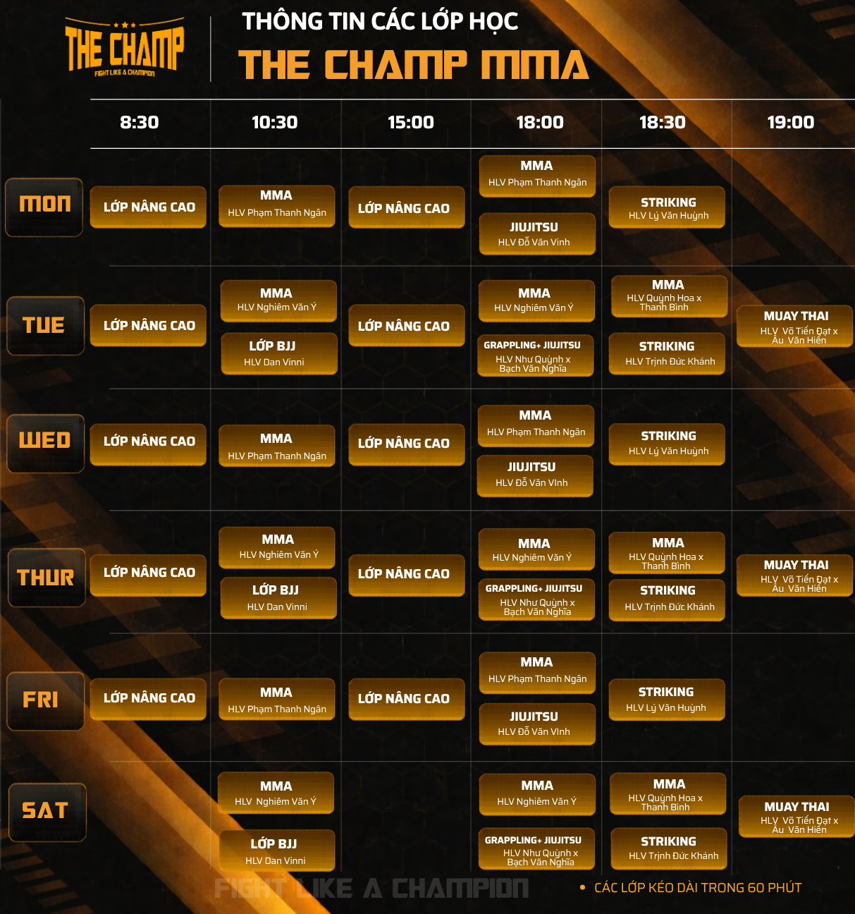 The Champ MMA Facebook ad: ĐĂNG KÝ TẬP THỬ