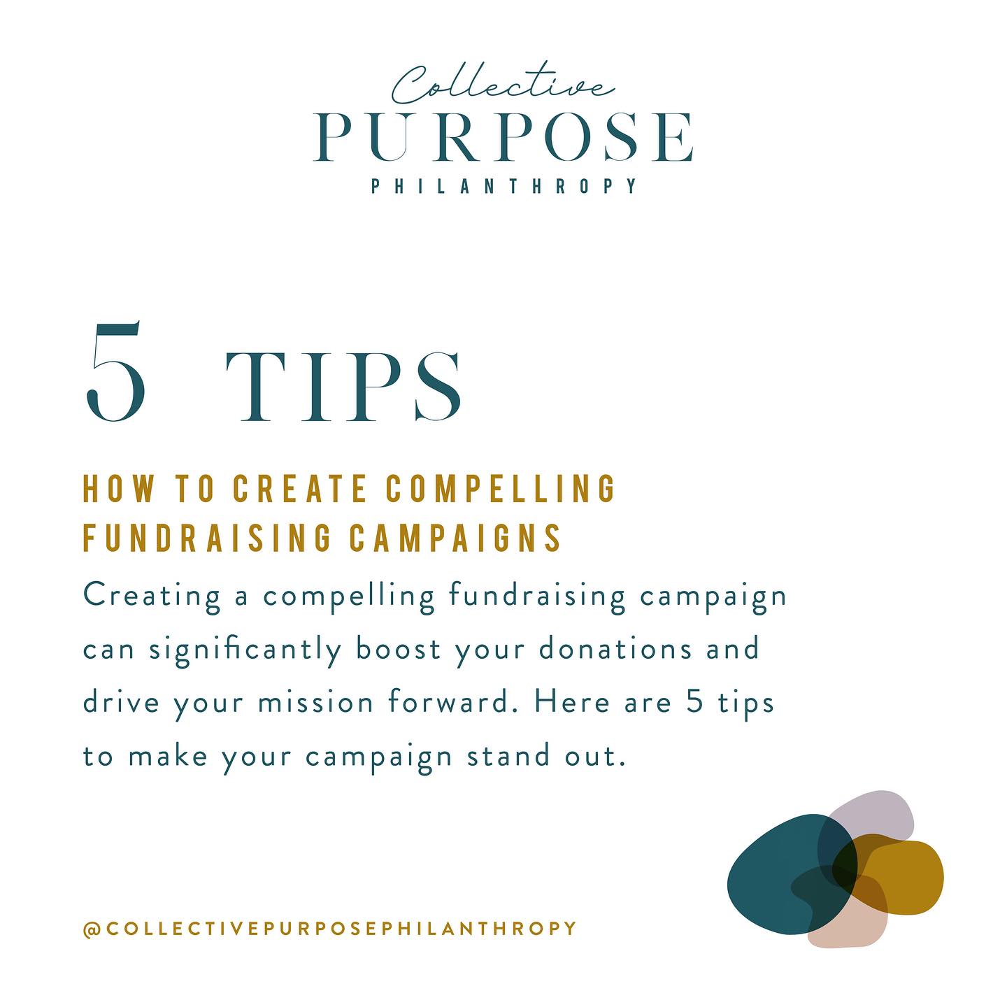 Collective Purpose Philanthropy Facebook ad: Let Collective Purpose Philanthropy help you craft and…