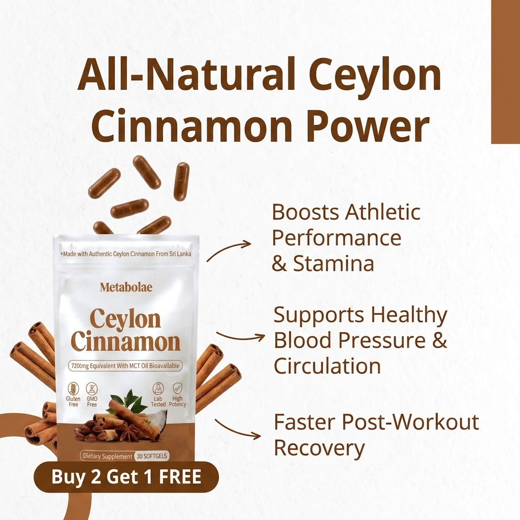 John Tucker Facebook ad: Ceylon Cinnamon 7200mg Equivalent with MCT Oil