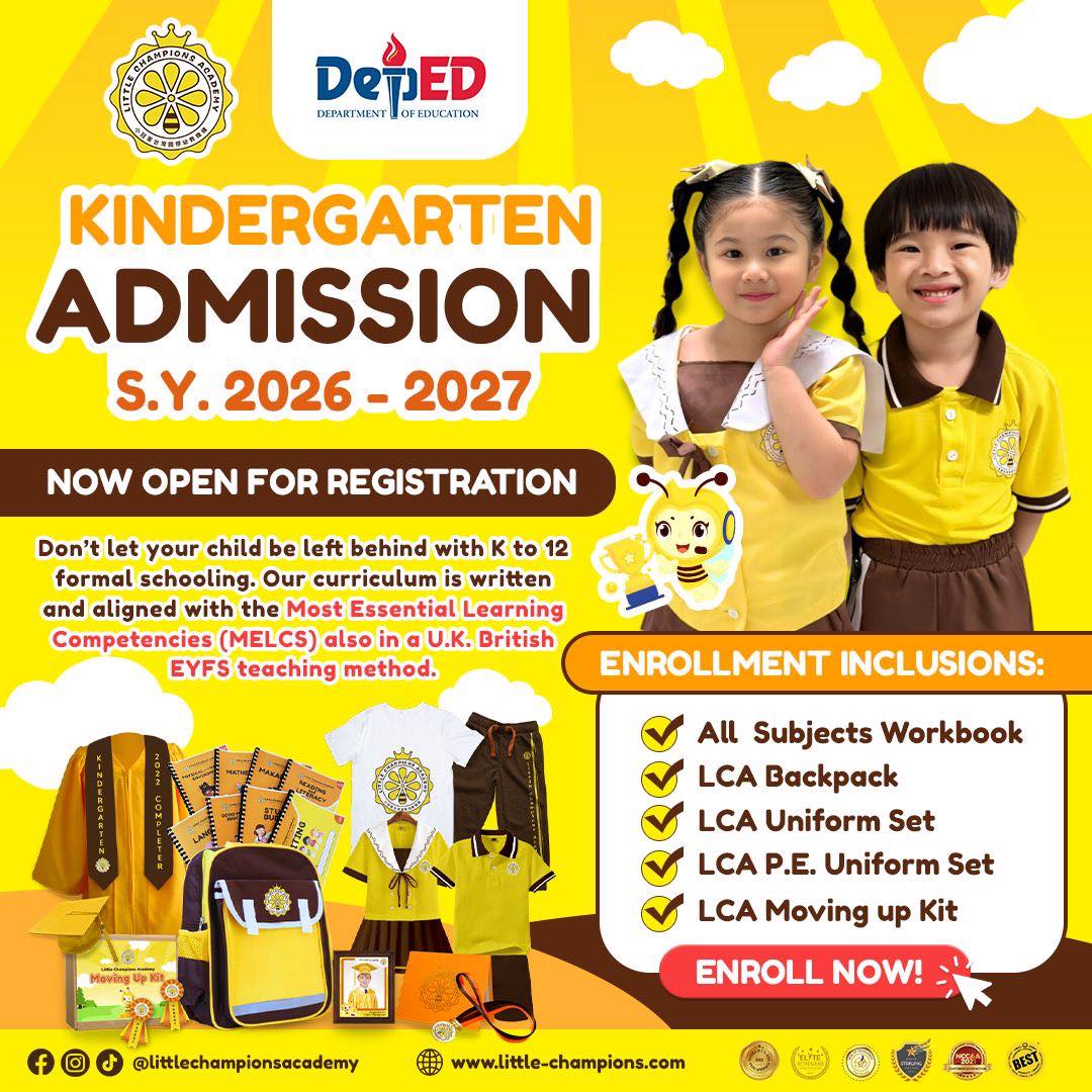 Little Champions Academy Inc. Facebook ad