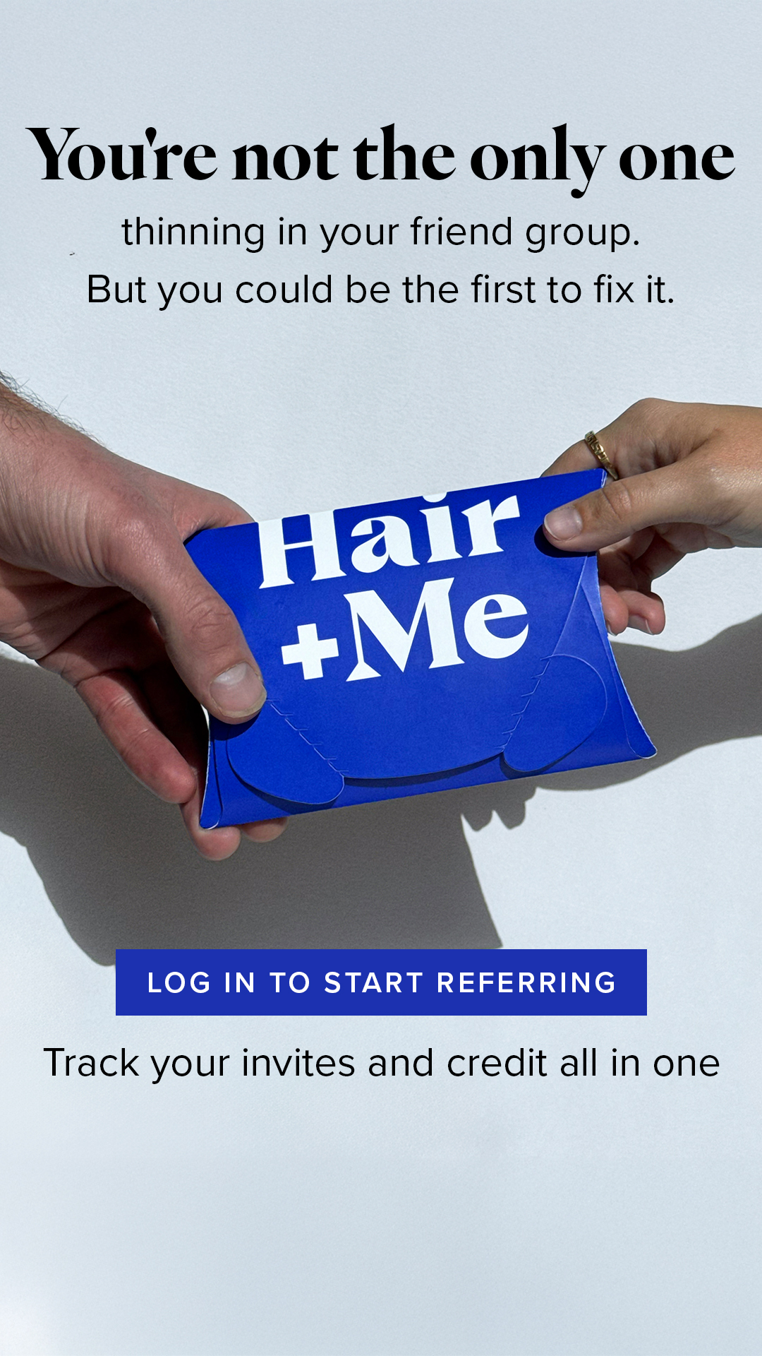 Hair + Me Facebook ad