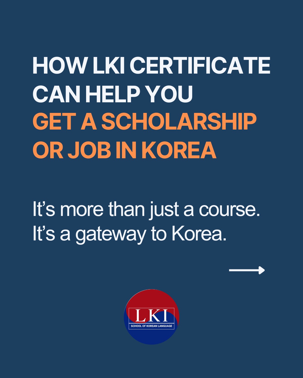LKI School of Korean Language Facebook ad