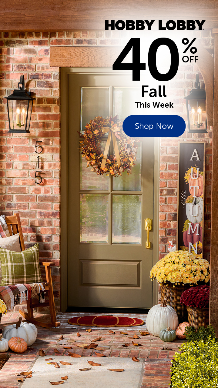 Hobby Lobby Facebook ad from Aug 19, 2026