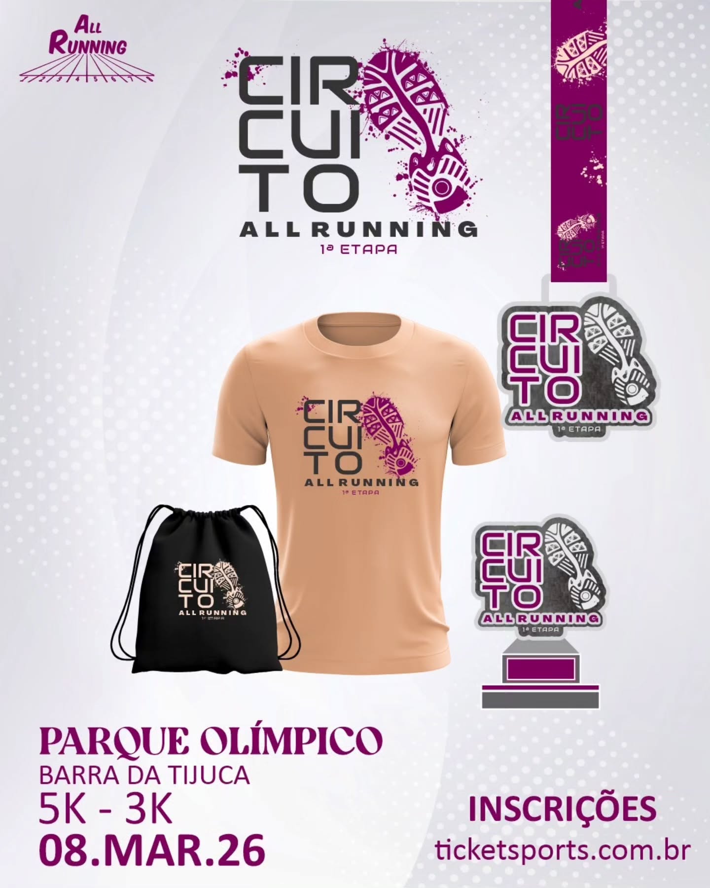 allrunning.sports Facebook ad: No dia 08 de Março, atletas e entusiastas…