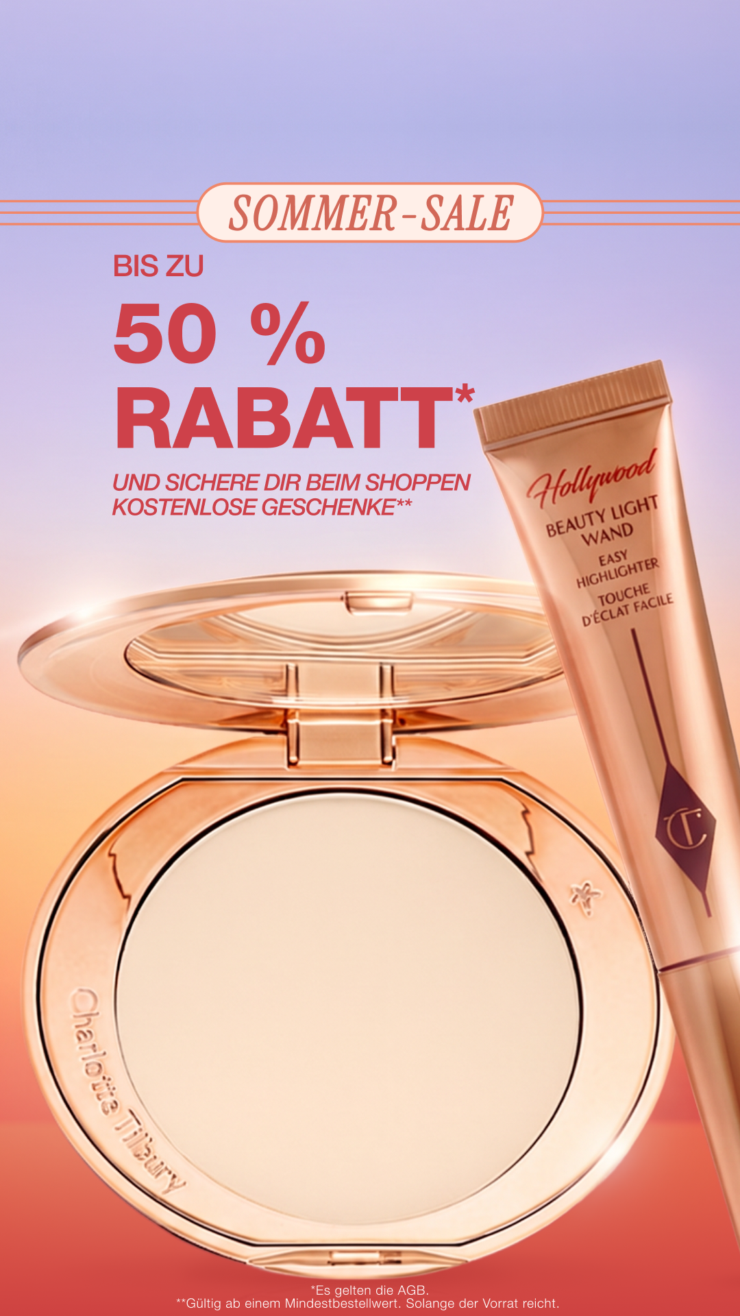 Charlotte Tilbury Facebook ad