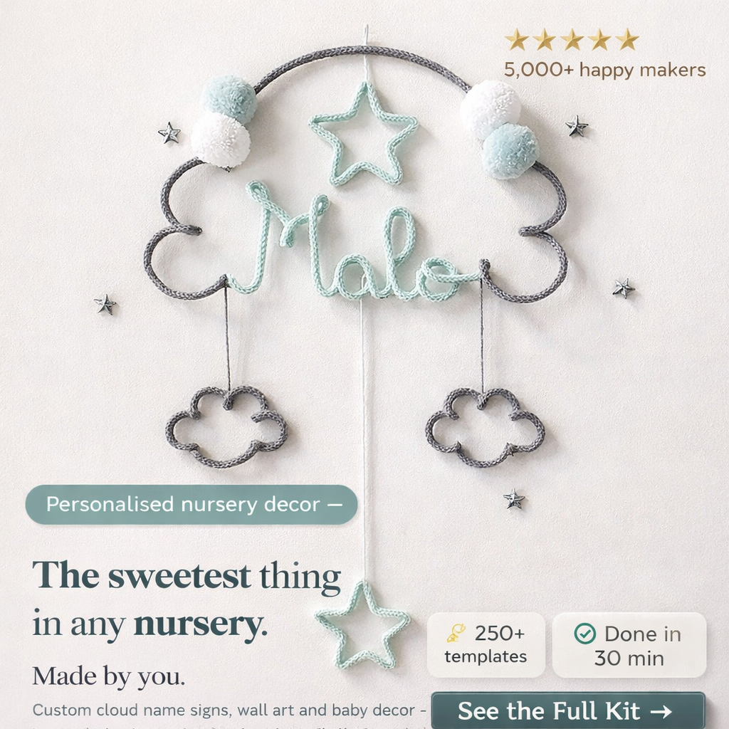 Digital Home Craft Facebook ad: Create at home in 30 minutes