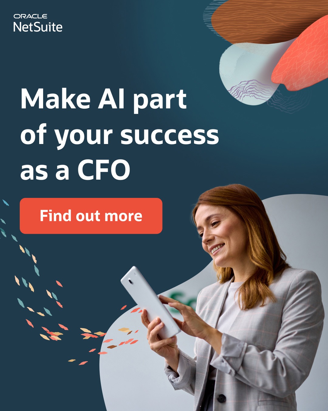 Oracle NetSuite Facebook ad
