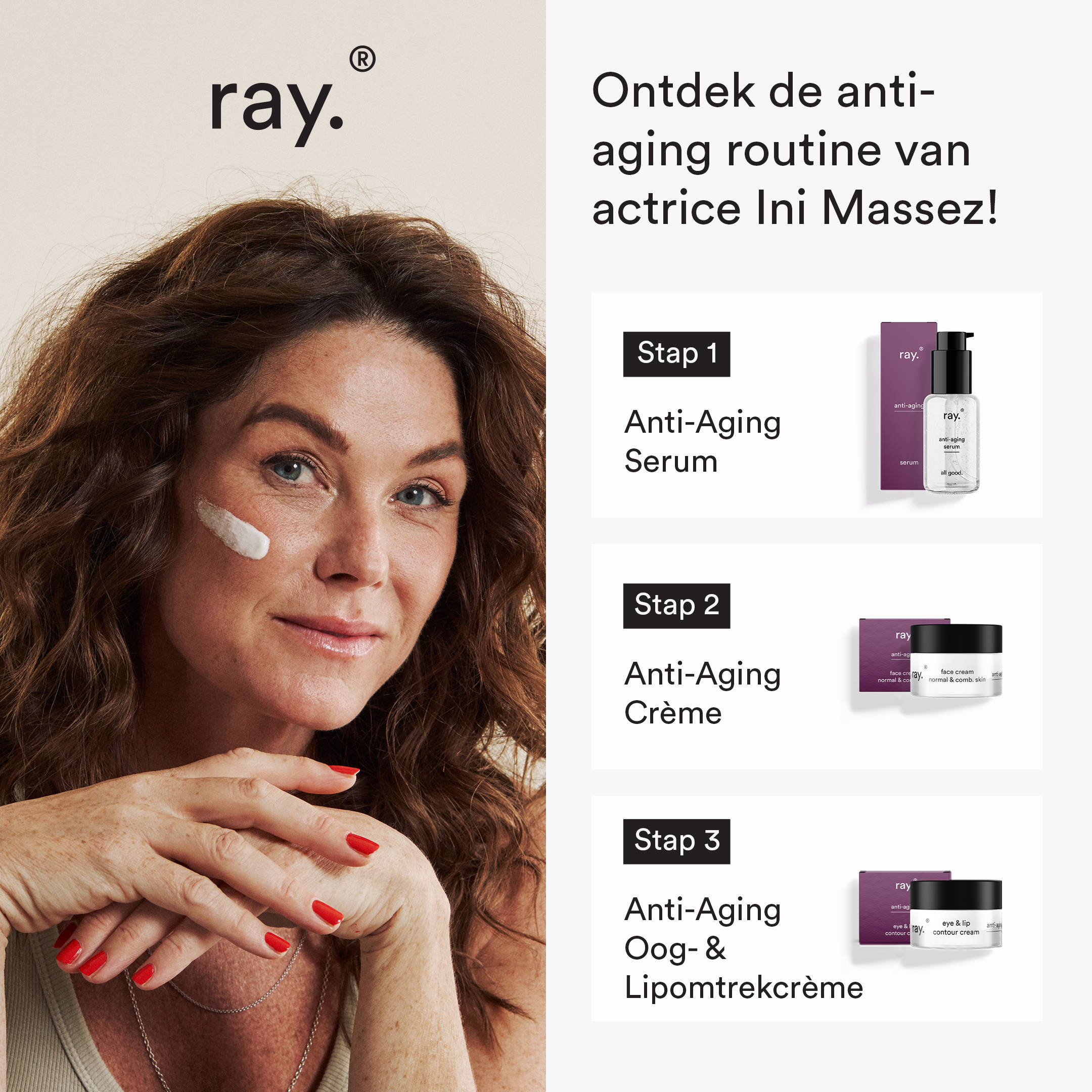 Ray Skincare Facebook ad