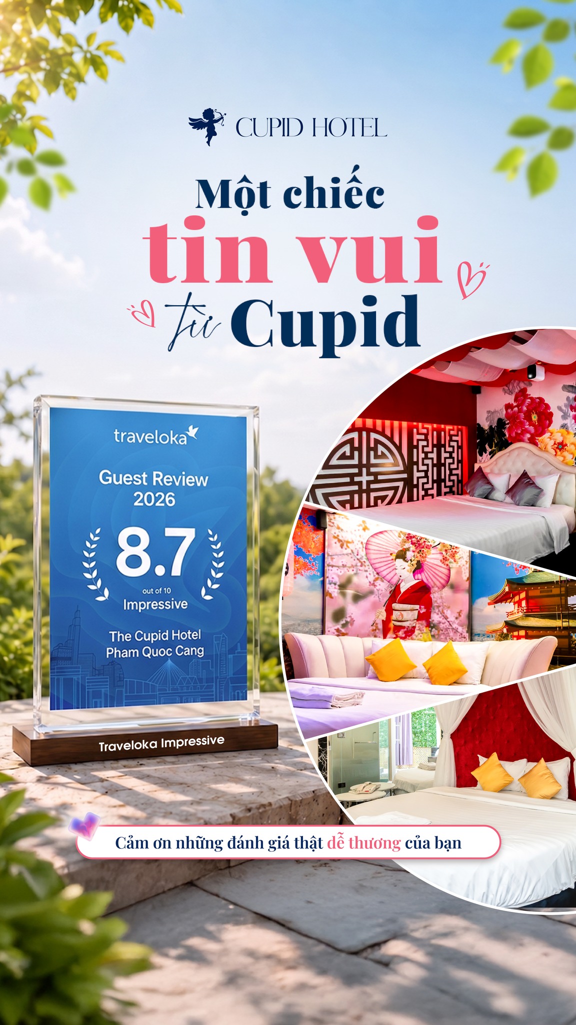 Cupid Love Hotel - Khách Sạn Tình Yêu cho cặp đôi Facebook ad
