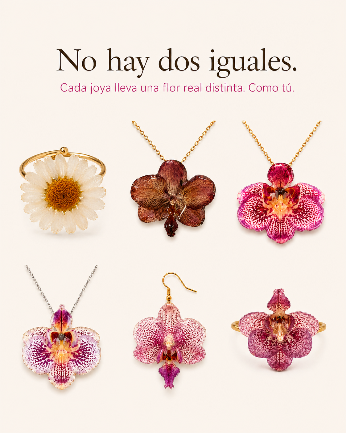 Eterna by Zahara Facebook ad: Ninguna joya se repite