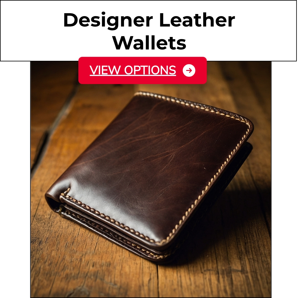 TrendingResults Spiralpath Facebook ad: Designer Leather Wallets?