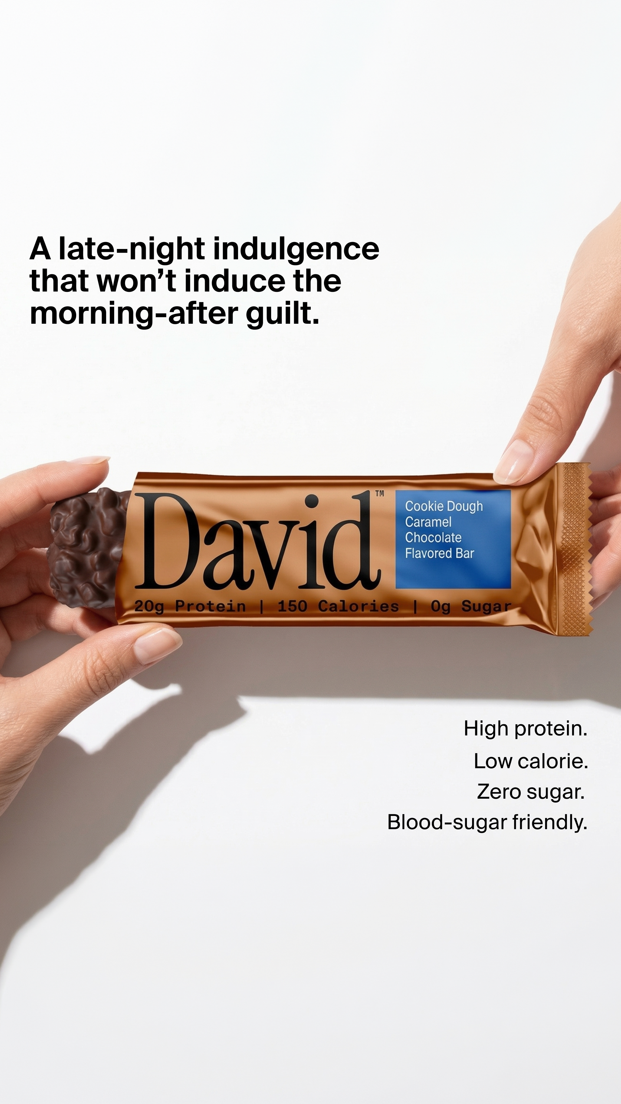 David Protein Facebook ad