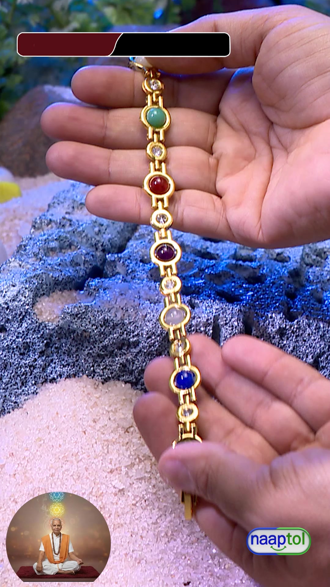 Jewellery & Watches Home 1 Facebook ad: Experience Holistic Well-being with Our Chakra Bracelet!