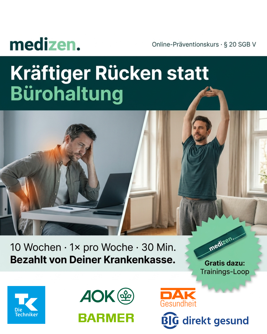 Medizen Fitness App Facebook ad