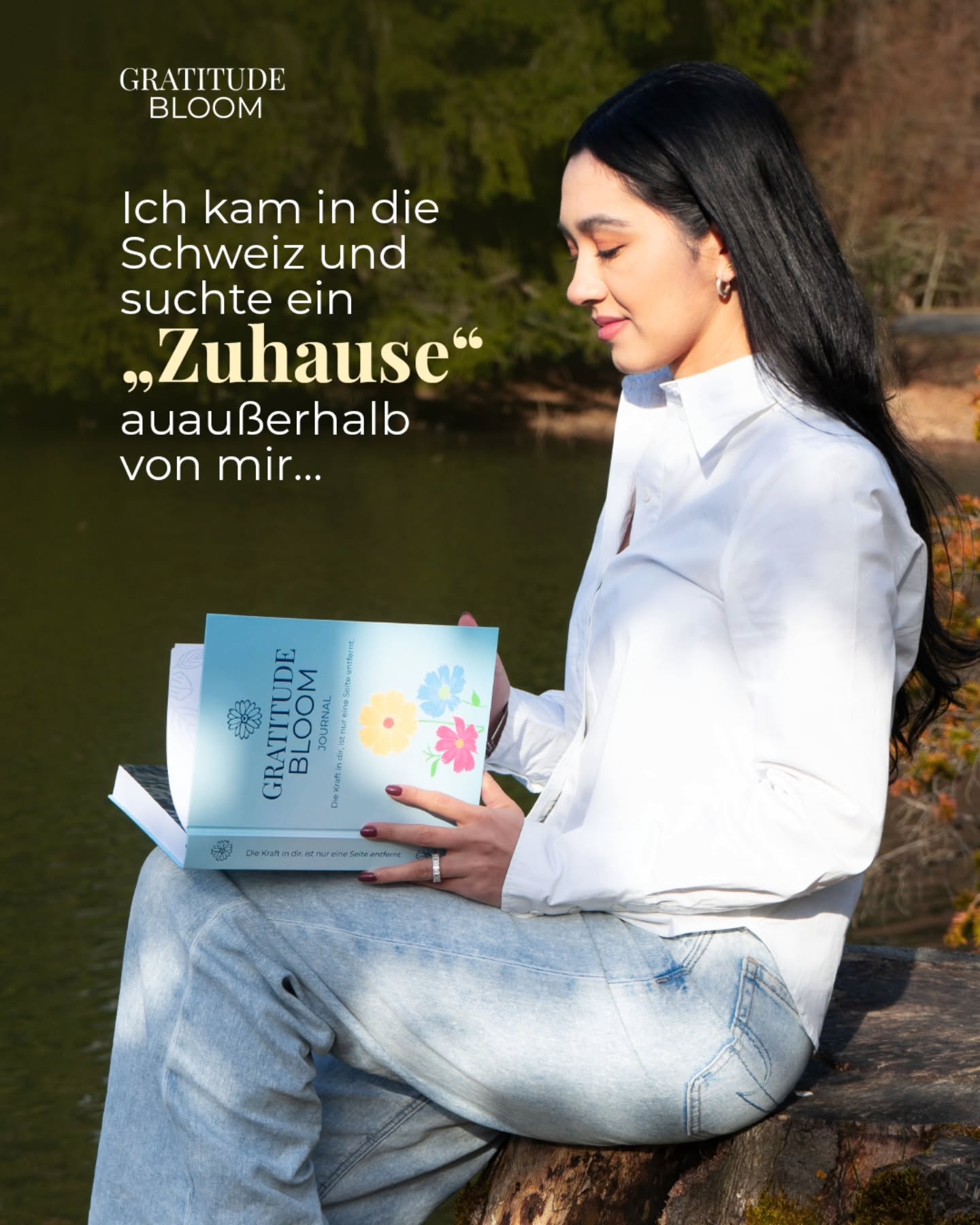 The Gratitude Bloom Journal Facebook ad: Deine Entfaltung ist kein Ziel, sie ist eine…