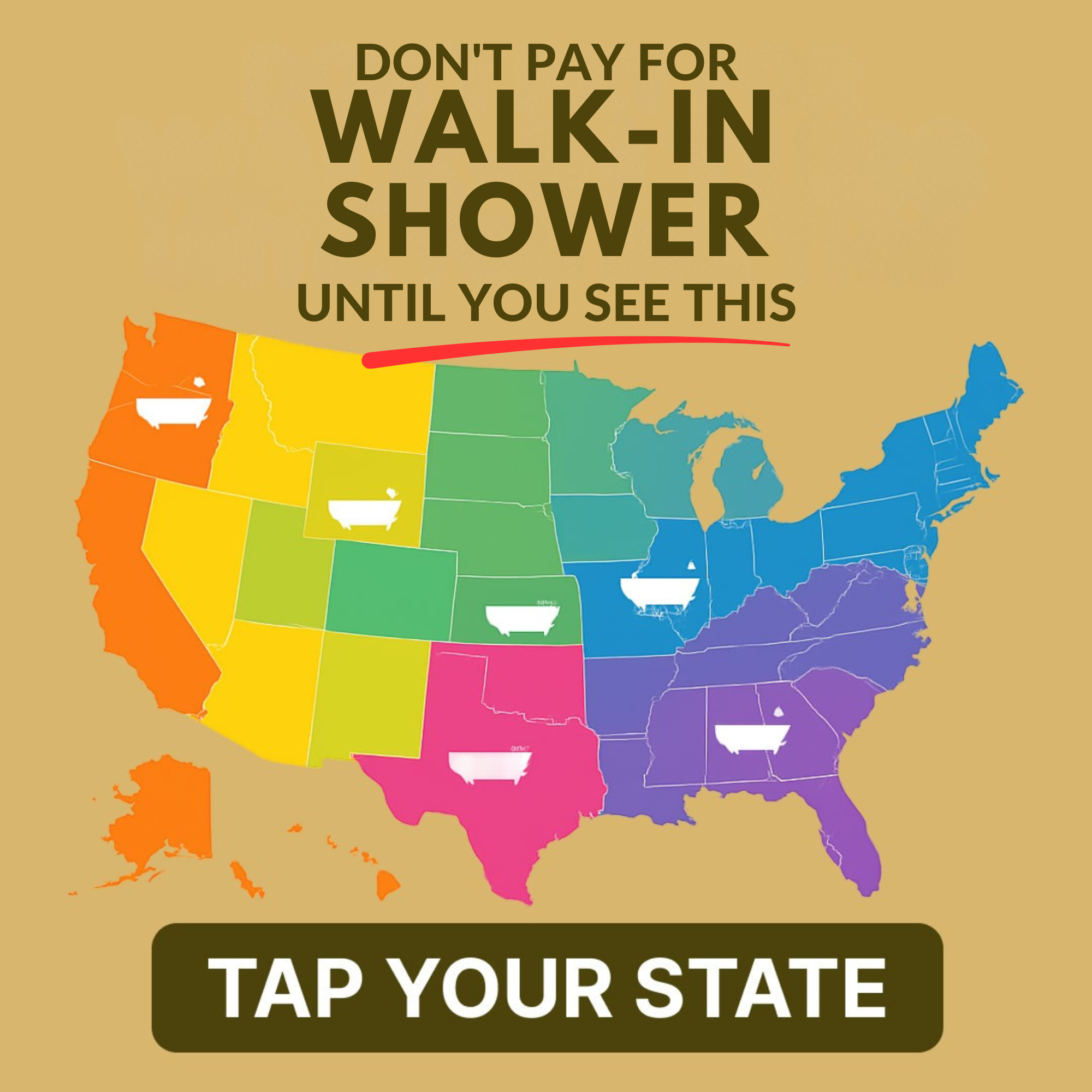 Americansweare Facebook ad: Here’s What a New Walk-in Shower Should Cost You