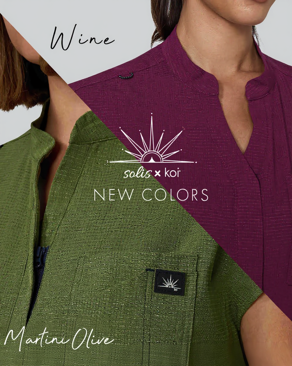 koi Designer Scrubs Facebook ad