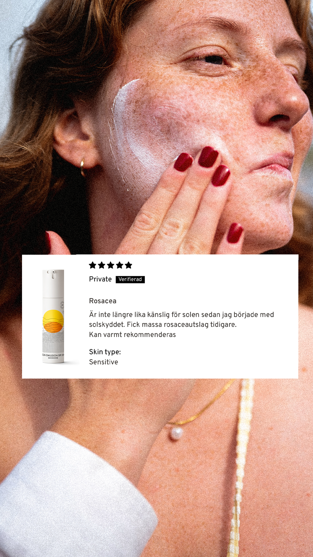 Skinome Facebook ad