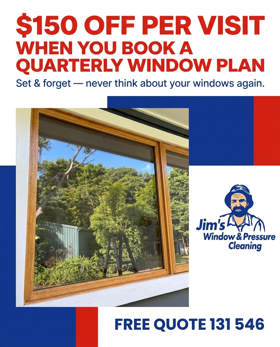 Jim's Window and Pressure Cleaning QLD Facebook ad