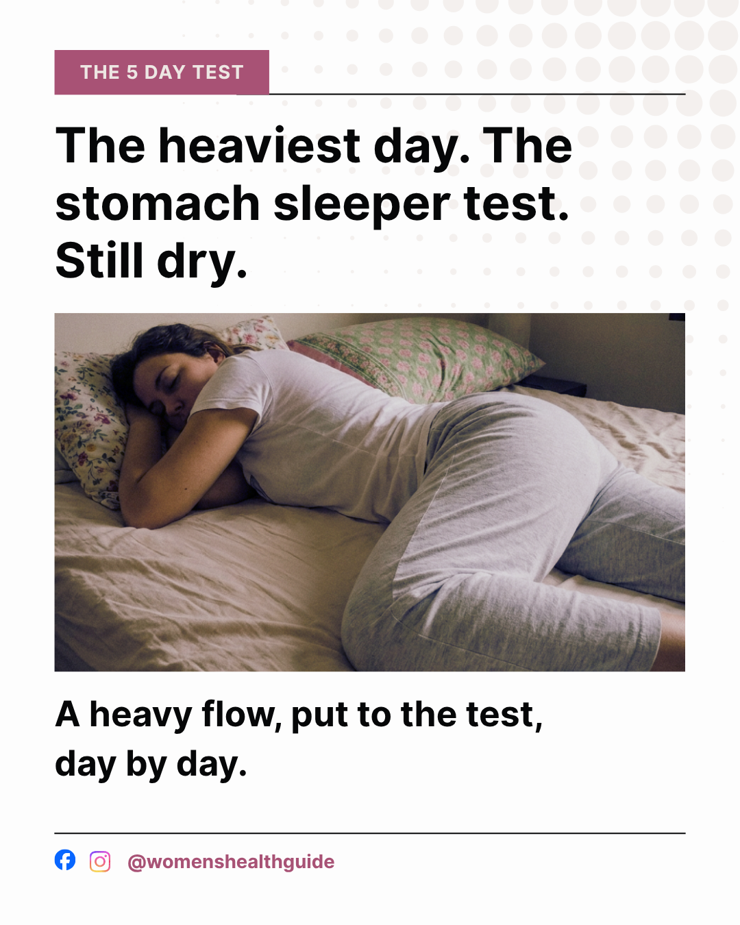 Women's Health Guide Facebook ad