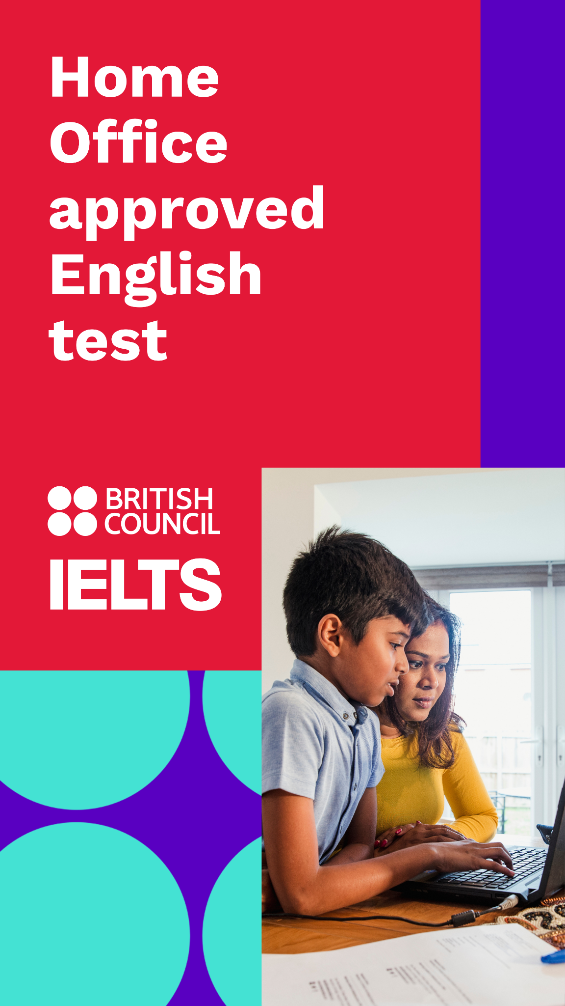Take IELTS Official Facebook ad