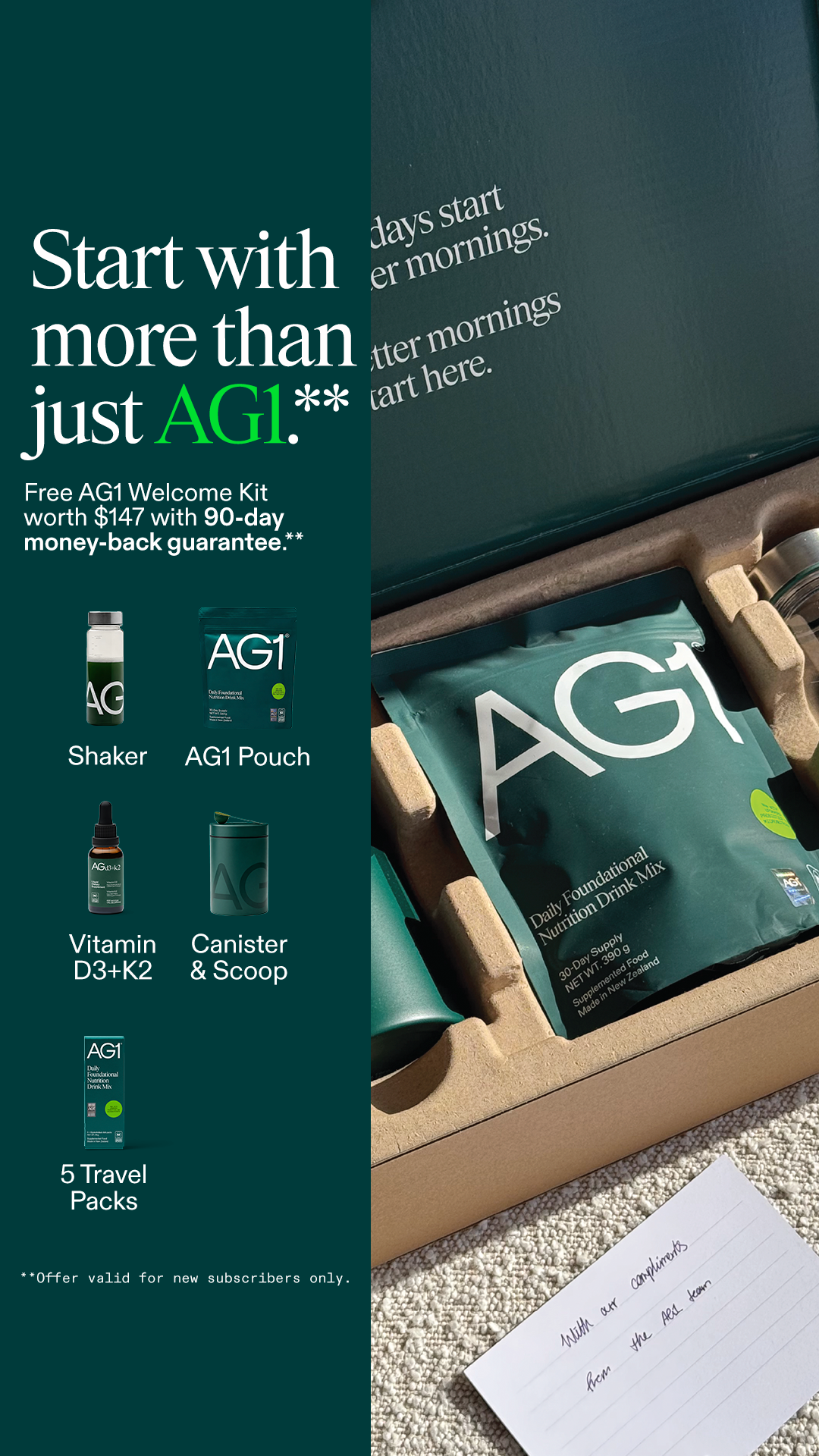 AG1 by Athletic Greens Facebook ad