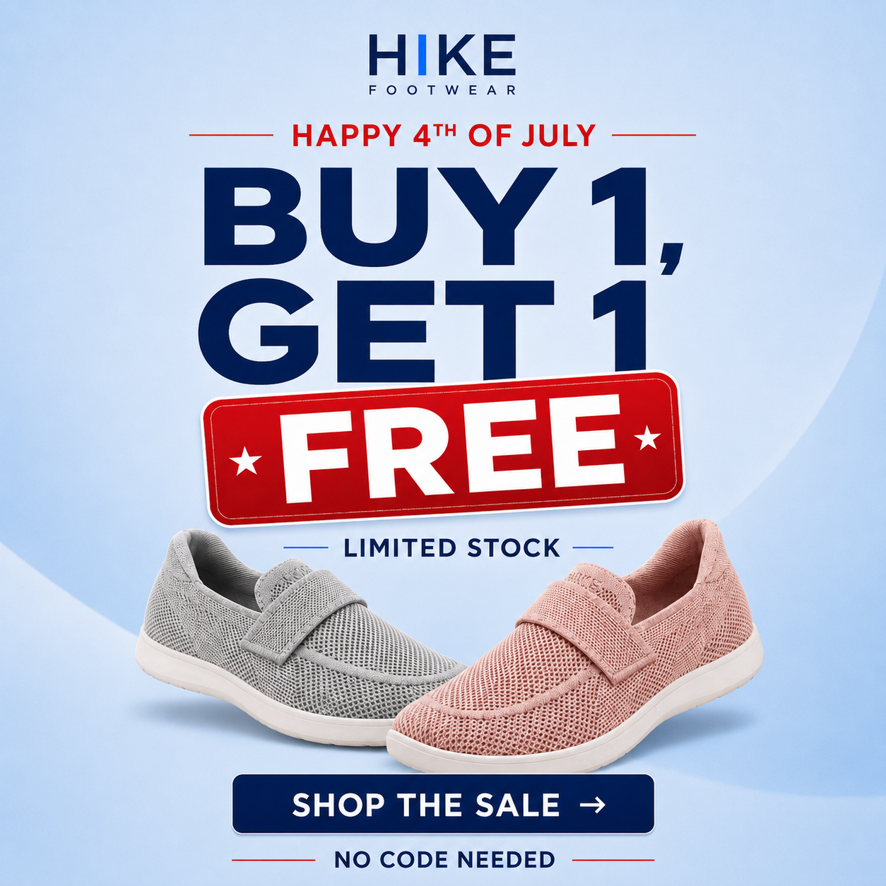 HIKE Footwear Facebook ad
