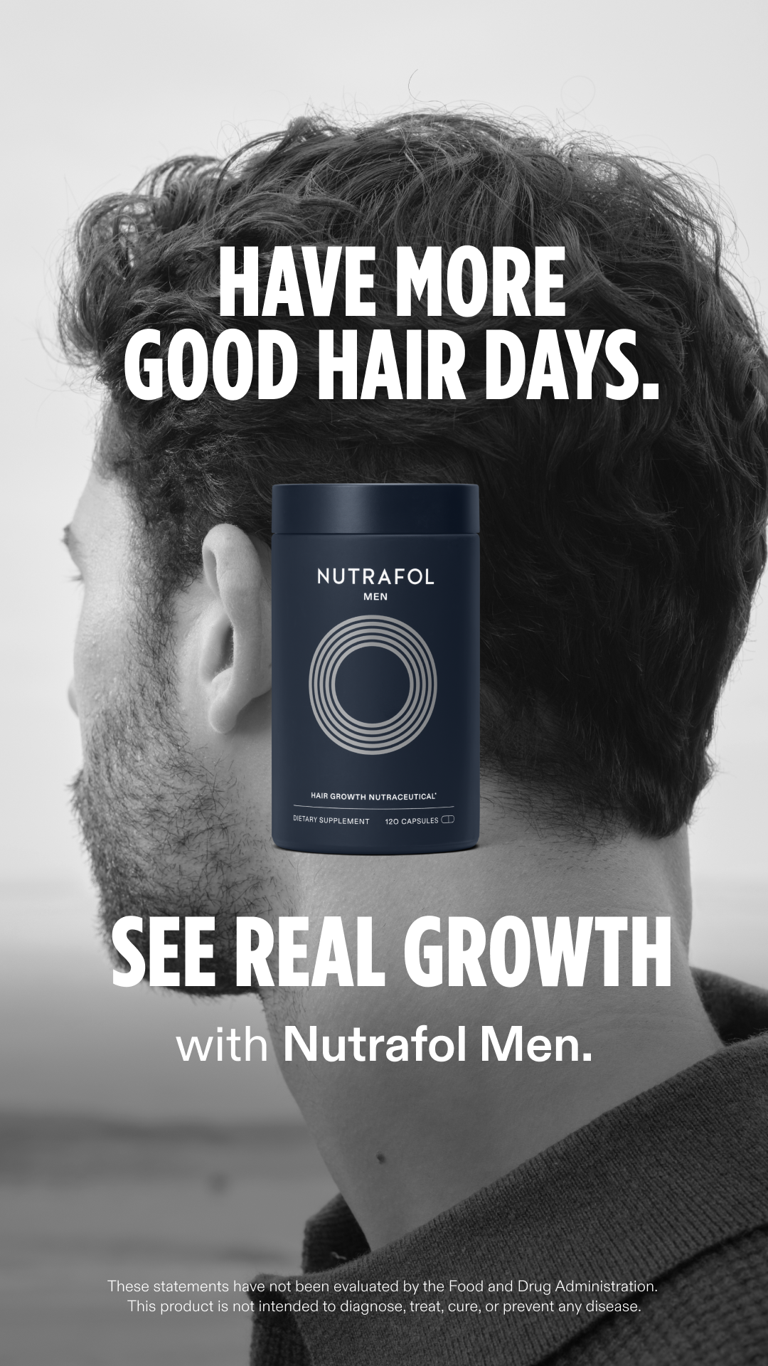 Nutrafol Men Facebook ad