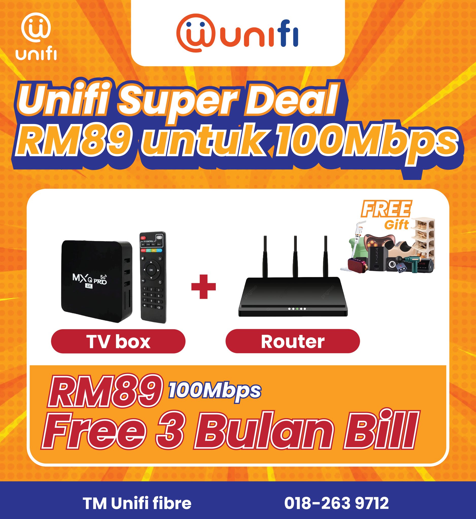 TM Unifi Fibre Pendaftaran Facebook ad
